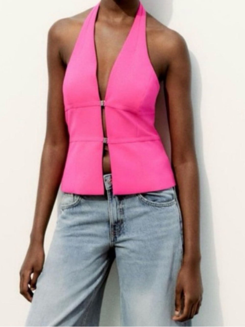 Pink Halter Top